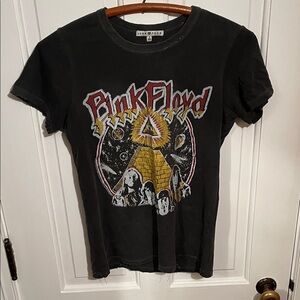 Junk Food Clothing Black Pink Floyd Tee